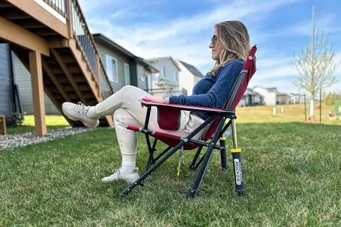 تصویر 3 از صندلی مسافرتی فنر دار با سیستم جذب فشار پیشرفته